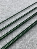 RAINSHADOW - UNITY Fly Rod Blank. 4 Piece, 4 Weight, 7' 6" Olympic Green.