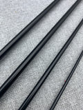 RAINSHADOW - REVELATION Fly Rod Blank. 4 Piece, 3 Weight, 9' 0" Satin Black.