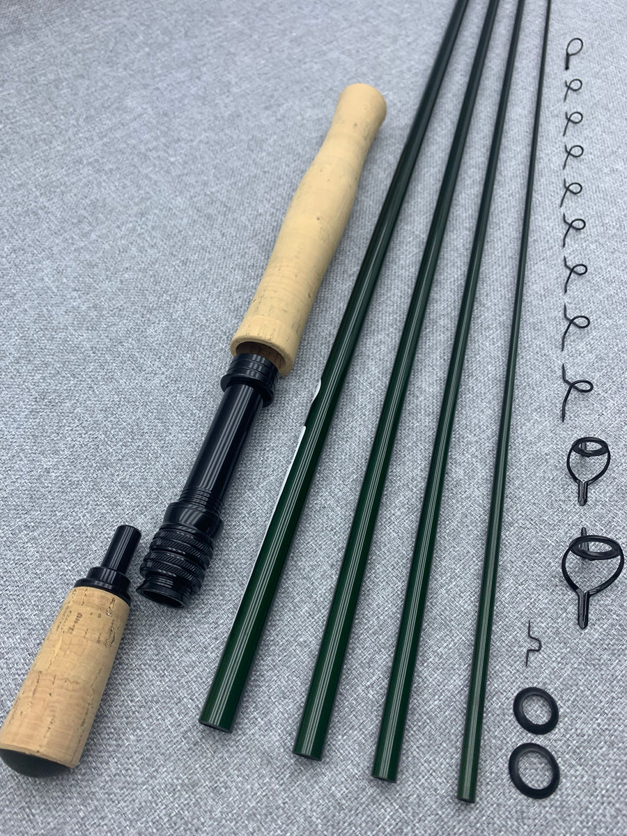 Fly Rod Building Kit With 4 Piece, 9' 0, 8 Weight Olympic Green RAINS –  Virgin River Anglers