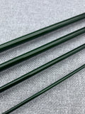 RAINSHADOW - UNITY Fly Rod Blank. 4 Piece, 6 Weight, 9' 0" Olympic Green.