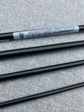 RAINSHADOW - REVELATION Fly Rod Blank. 4 Piece, 7 Weight, 9' 0" Satin Black.