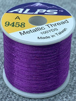 Alps Metallic Rod Wrapping Thread - Light Purple. Size A.