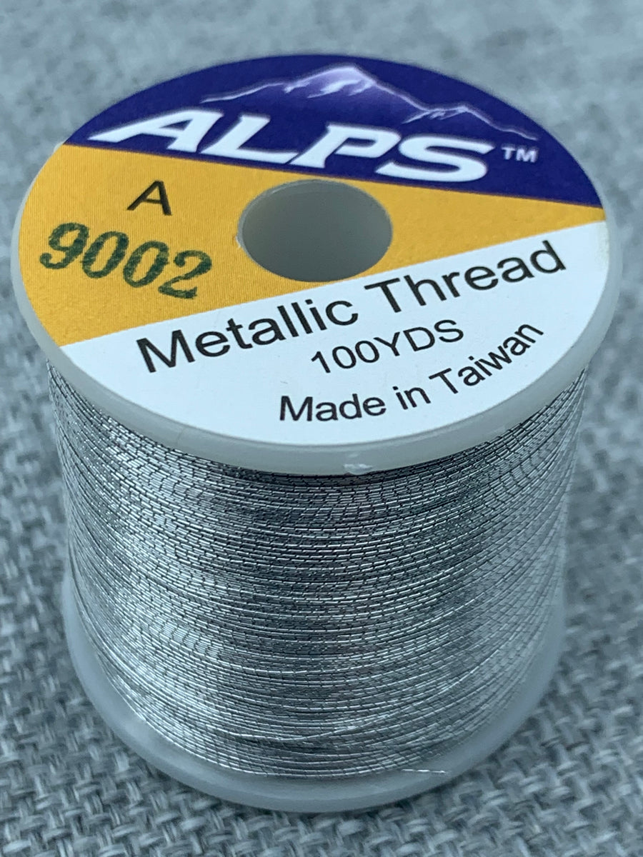 Alps Metallic Rod Wrapping Thread - Silver. Size A. – Virgin River Anglers
