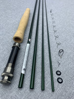 Fly Rod Building Kit With 4 Piece, 7' 6, 4 Weight Olympic Green