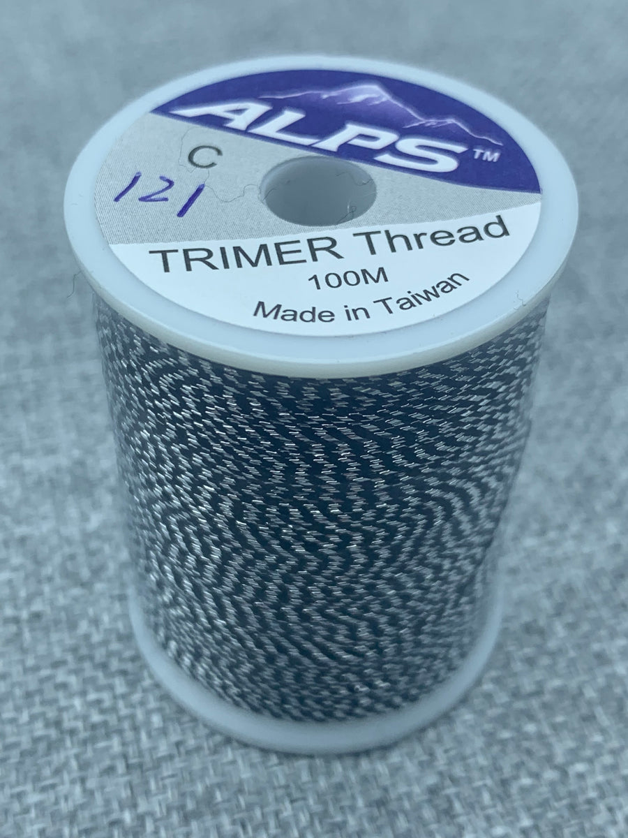 Alps Rod Wrapping Trimmer Thread - Silver/Black. Size C. – Virgin River ...