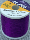 Alps Metallic Rod Wrapping Thread - Purple. Size A.