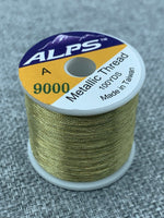 Alps Metallic Rod Wrapping Thread - Pale Gold. Size A.