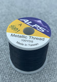 Alps Metallic Rod Wrapping Thread - Black. Size A.