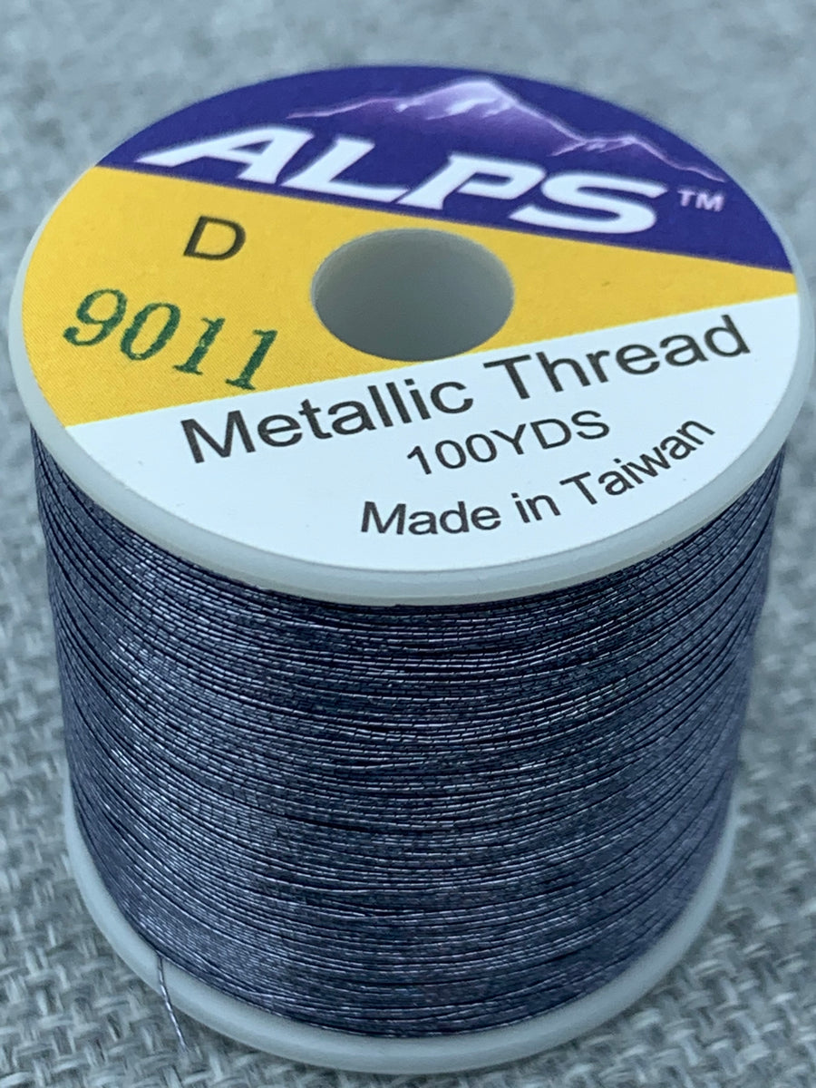 Alps Metallic Rod Wrapping Thread - Grey. Size A. – Virgin River Anglers