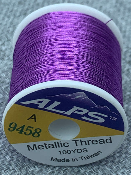 Alps Metallic Rod Wrapping Thread - Light Purple. Size A.