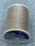 Alps Rod Wrapping Trimmer Thread - Silver/Brown. Size C.