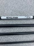 RAINSHADOW - REVELATION Fly Rod Blank. 4 Piece, 3 Weight, 8' 6" Satin Black.