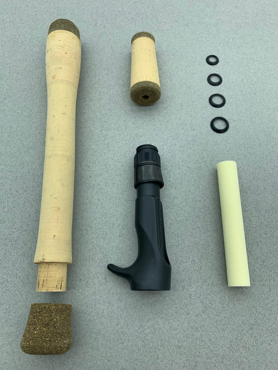 FORECAST Premium Casting Rod Handle Kit with 9” Rear Grip, SUPER Grade ...