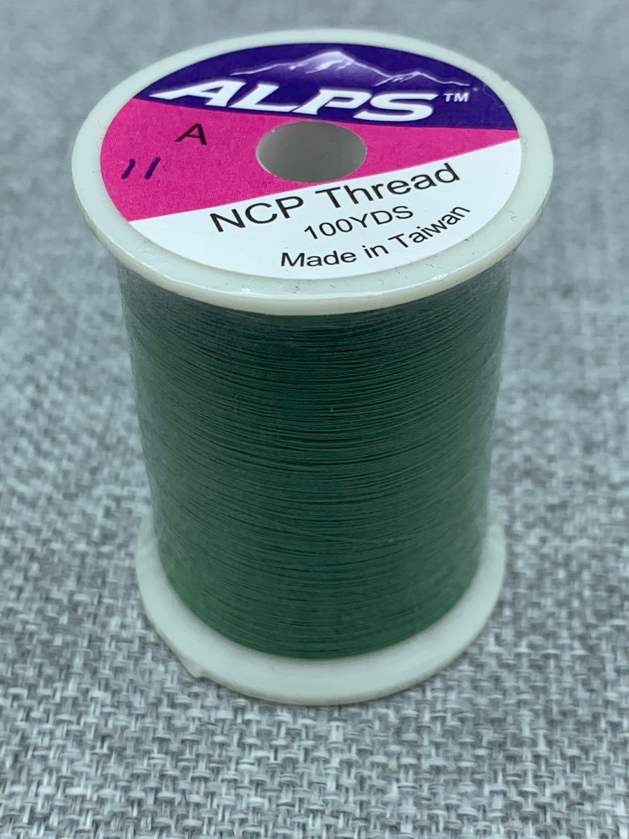 Alps Rod Wrapping Thread - Green. NCP Size A. – Virgin River Anglers