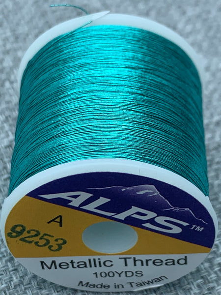 Alps Metallic Rod Wrapping Thread - Ice Blue. Size A.