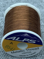 Alps Metallic Rod Wrapping Thread - Bronze. Size A.