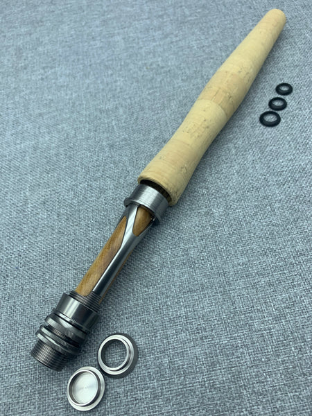Cork Fly Fishing Rod Handle Grip with Reel Seat for Rod Building