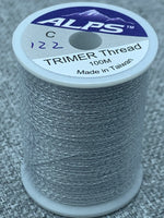 Alps Rod Wrapping Trimmer Thread - Silver/White. Size C.