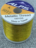 Alps Metallic Rod Wrapping Thread - Gold. Size A.