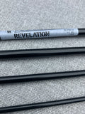 RAINSHADOW - REVELATION Fly Rod Blank. 4 Piece, 7 Weight, 9' 0" Satin Black.