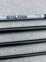 RAINSHADOW - REVELATION Fly Rod Blank. 4 Piece, 6 Weight, 9' 0" Satin Black.