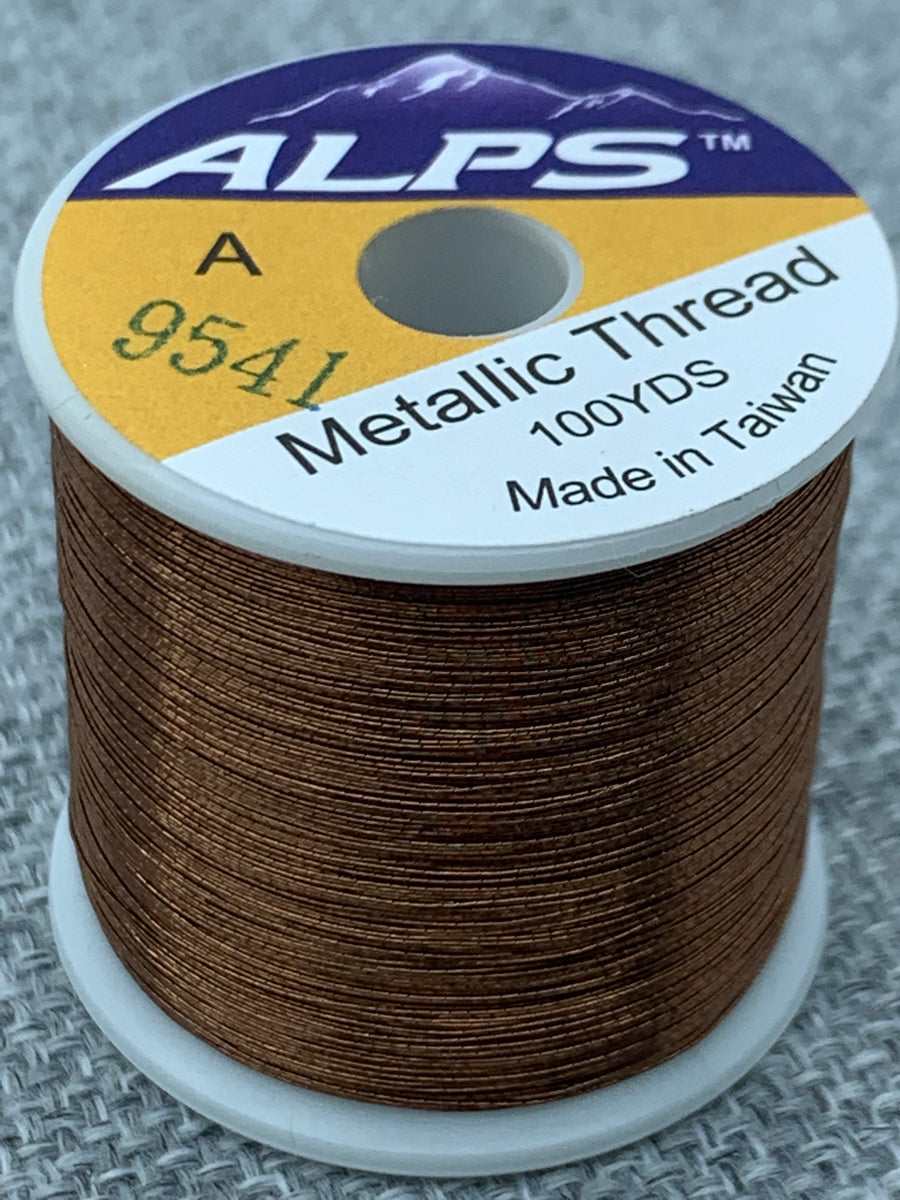 Alps Metallic Rod Wrapping Thread - Bronze. Size A. – Virgin River Anglers