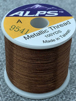 Alps Metallic Rod Wrapping Thread - Bronze. Size A.